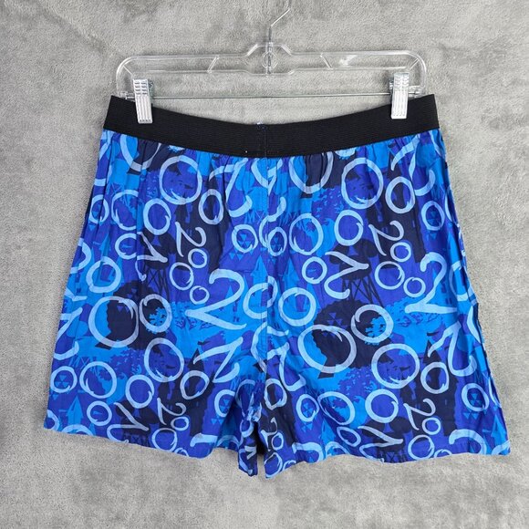 Mens Vintage Walt Disney World Blue Mickey Mouse Swim Trunks 100% Cotton Size M - Picture 9 of 13